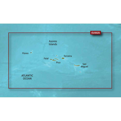 Buy Garmin 010-C0846-00 BlueChart g3 Vision HD - VEU502S - Azores Islands