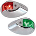 Buy Perko 0602DP1CHR LED Sidelights - Red/Green - 12V - Chrome Plated
