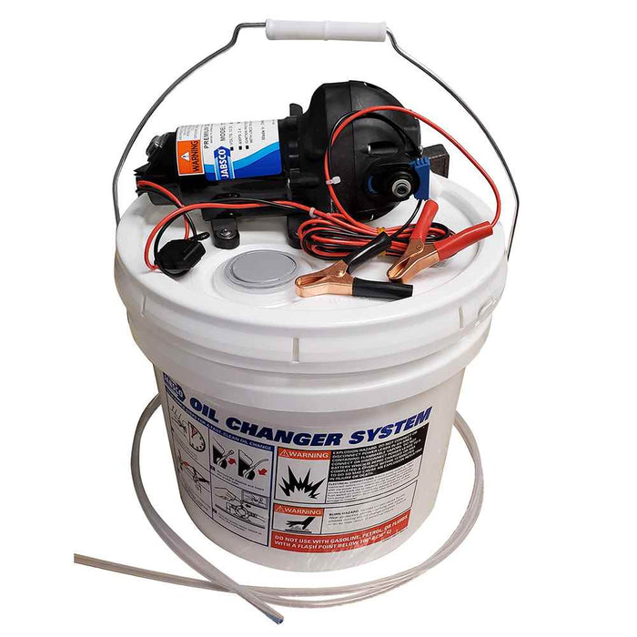 Buy Jabsco 17850-1012 DIY Oil Change System w/Pump & 3.5 Gallon Bucket -