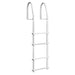 Buy Dock Edge 2104-F Fixed 4 Step Ladder Bright White Galvalume -