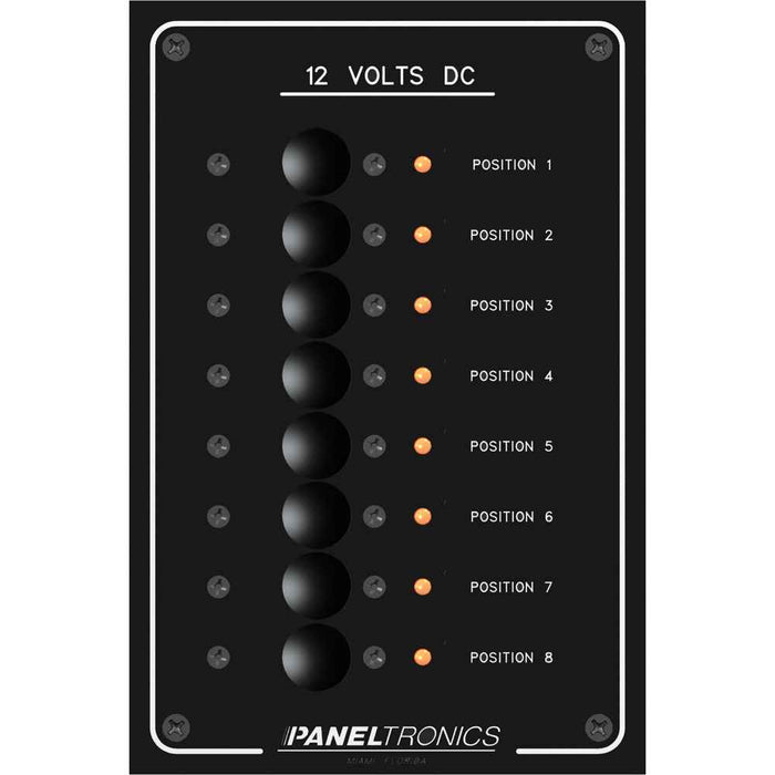 Buy Paneltronics 9972208B Standard Panel - DC 8 Position Circuit Breaker