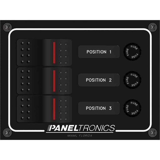 Buy Paneltronics 9960014B Waterproof Panel - DC 3-Position Illuminated