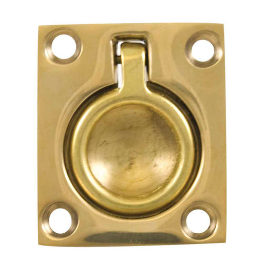 Buy Whitecap S-3360BC Flush Pull Ring - Polished Brass - 1-1/2" x 1-3/4" -