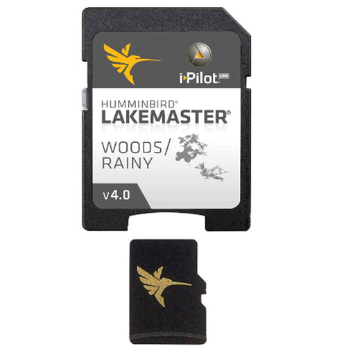 Buy Humminbird 600027-2 LakeMaster Chart - Woods/Rainy - MicroSD/SD -
