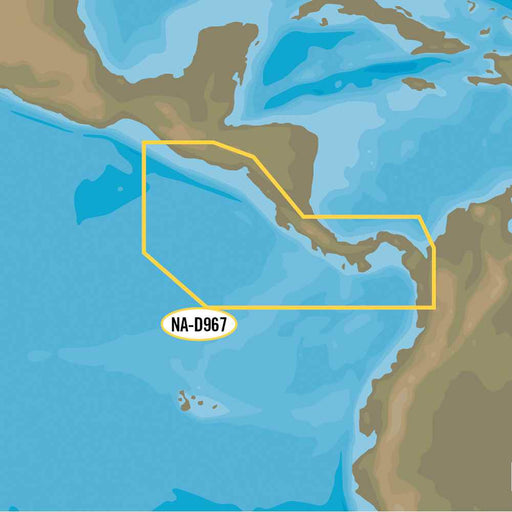 Buy C-MAP NA-D967 4D NA-D967 - Panama to Guatemala Local - Marine