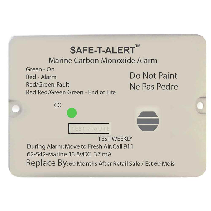 Buy Safe-T-Alert 62-542-MARINE-RLY-NC 62 Series Carbon Monoxide Alarm