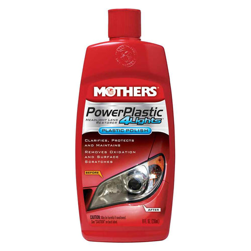 Buy Mothers Polish 08808 PowerPlastic 4Lights Plastic Polish - 8oz -