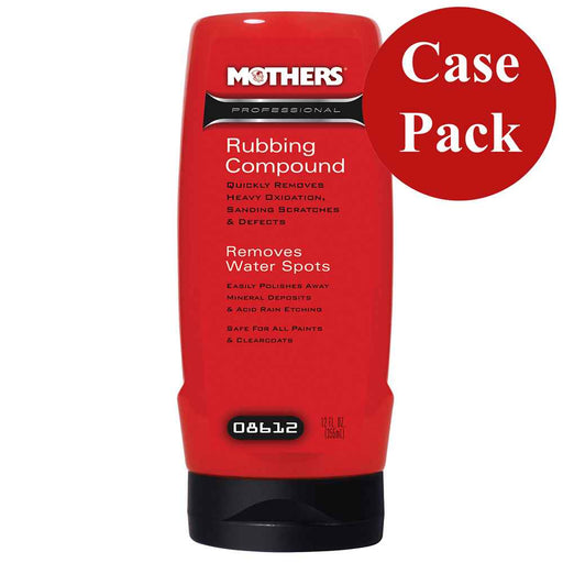 Buy Mothers Polish 08612CASE Professional Rubbing Compound - 12oz - Case