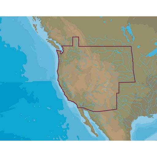 Buy C-MAP NA-D071 4D Lakes NA-D071 West US Lakes - Marine Cartography