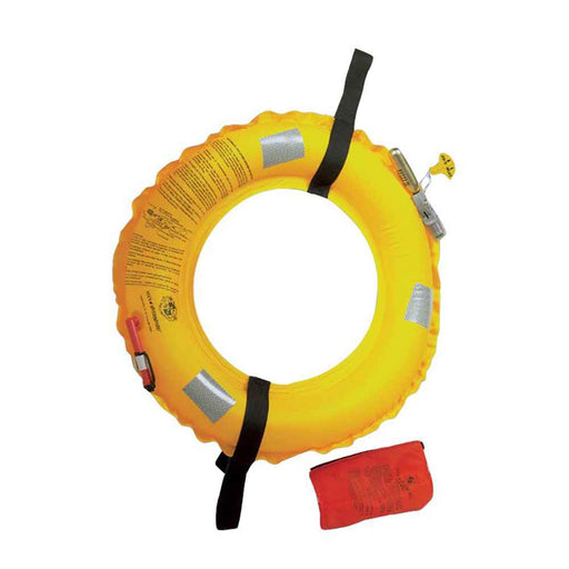 Buy Stearns I014YEL-00-000 Man Overboard Inflatable Life Ring - Marine
