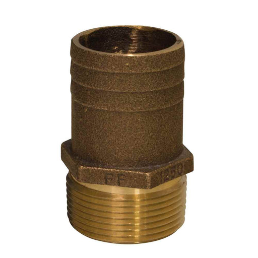 Buy Groco FF-1250 1-1/4" NPT x 1-1/2" Bronze Full Flow Pipe to Hose