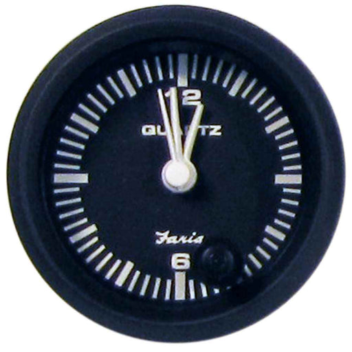 Buy Faria Beede Instruments 12825 Euro Black 2" Clock - Quartz (Analog) -