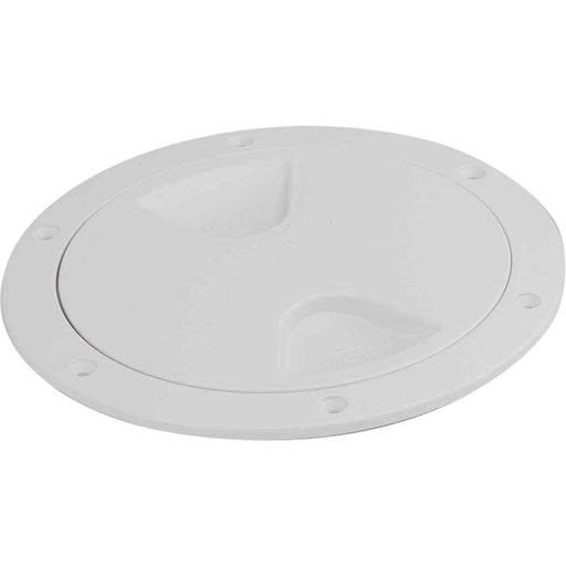 Buy Sea-Dog 335740-1 Screw-Out Deck Plate - White - 4" - Marine Hardware