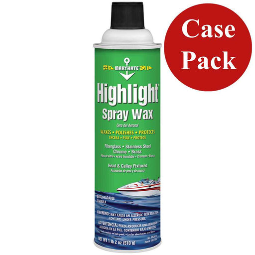 Buy Marykate 1007583 Highlight Spray Wax - 18oz Case of 12 - Boat
