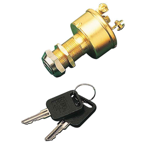 Buy Sea-Dog 420350-1 Brass 3-Position Key Ignition Switch - Marine