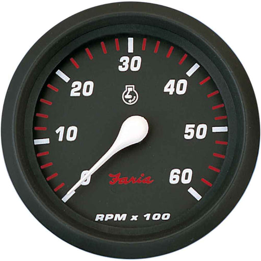 Buy Faria Beede Instruments 34607 Professional Red 4" Tachometer - 6,000