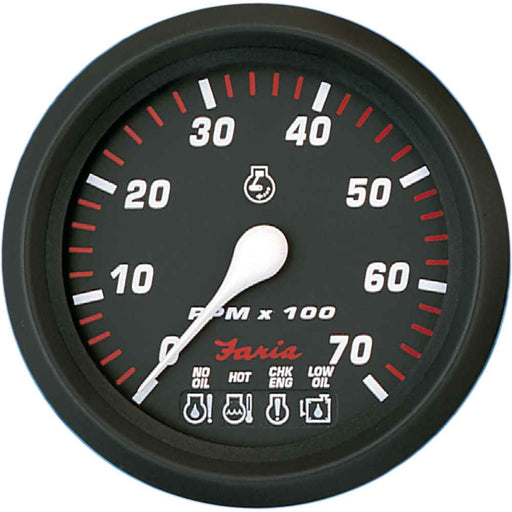 Buy Faria Beede Instruments 34650 Professional Red 4" Tachometer - 7,000