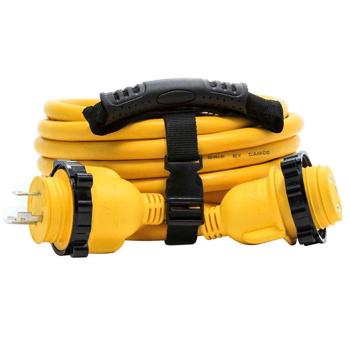 Buy Camco 55611 30 Amp Power Grip Marine Extension Cord - 25'