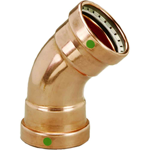 Buy Viega 20653 ProPress 2-1/2" - 45-deg Copper Elbow - Double Press