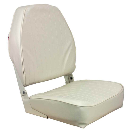 Buy Springfield Marine 1040649 High Back Folding Seat - White - Boat