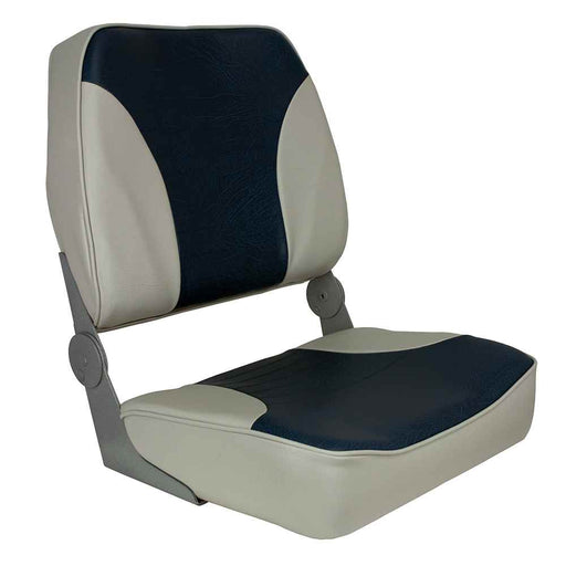 Buy Springfield Marine 1040691 XXL Folding Seat - Grey/Blue - Boat