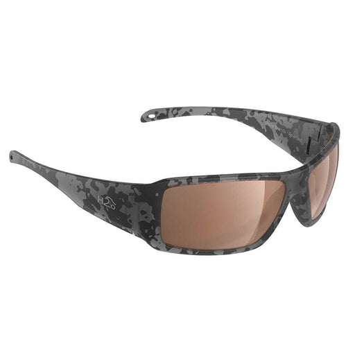 Buy H2Optix H2023 Stream Sunglasses Matt Tiger Shark, Brown Lens Cat.3 -