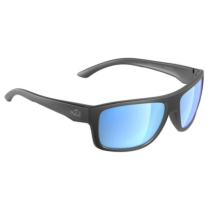 Buy H2Optix H2025 Grayton Sunglasses Matt Gun Metal, Grey Blue Flash