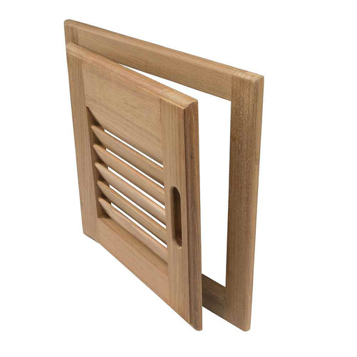 Buy Whitecap 60720 Teak Louvered Door & Frame - Right Hand - 12" x 12" -