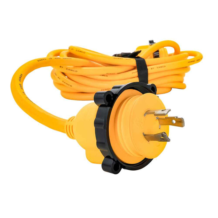 Buy Camco 55612 30 Amp Power Grip Marine Extension Cord - 35'