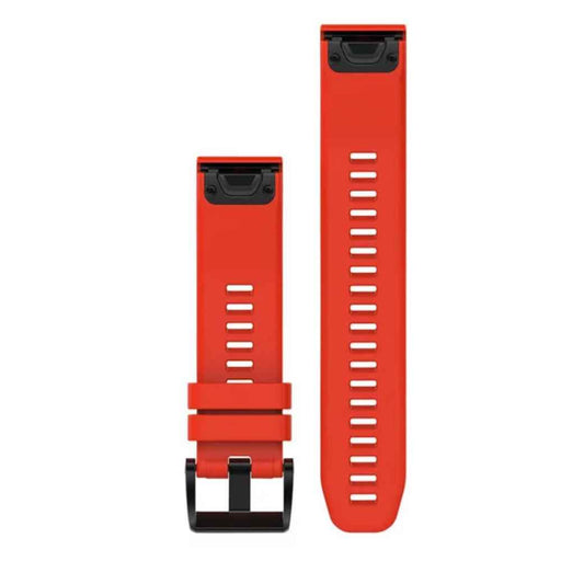 Buy Garmin 010-12496-03 QuickFit 22 Watch Band - Flame Red Silicone -