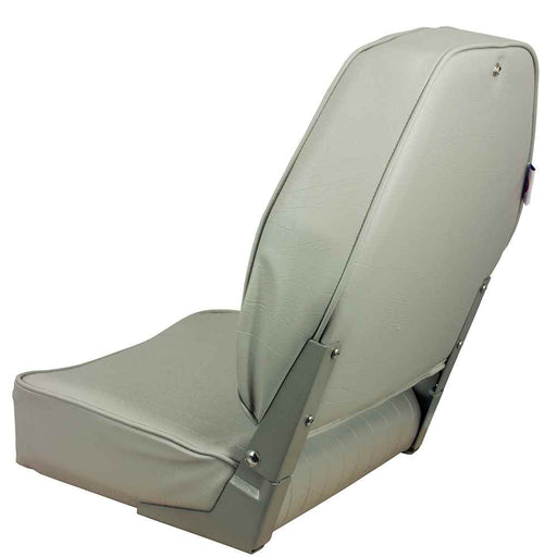 Buy Springfield Marine 1040643 High Back Folding Seat - Grey - Boat