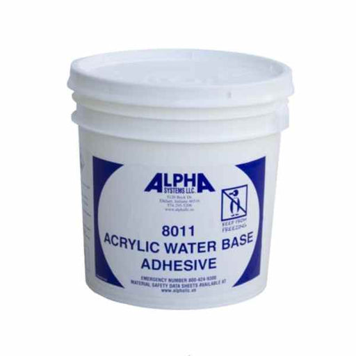 Buy Alpha Systems 2020135318 Alpha 8011 Waterbase Adhesive 5 Gallon - Roof