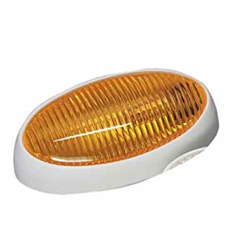 Buy Bargman 30-79-006 Oval Amber Porch Light Lens - Lighting Online|RV