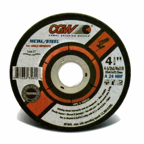 Buy CGW 35627 Grinding Wheel 5X1/4X7/8 A24N - Automotive Tools Online|RV