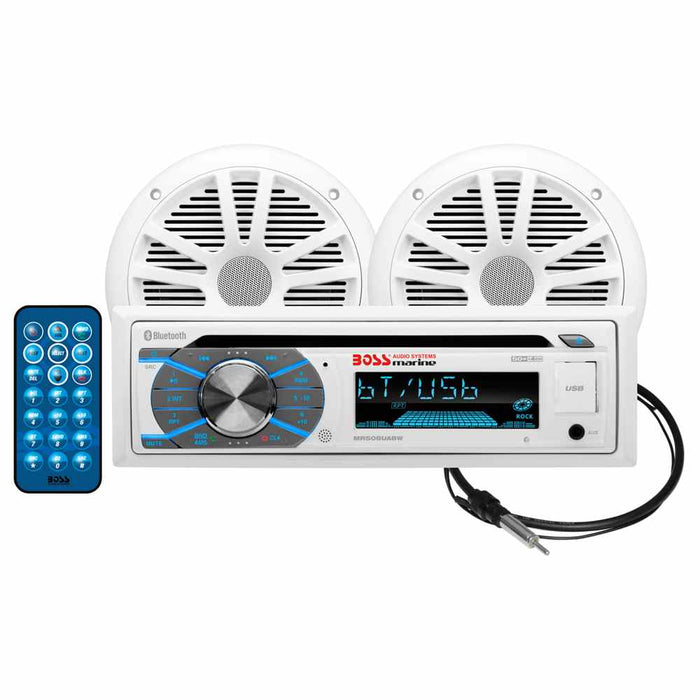 Buy Boss MCK508WB6 Receiver W/ Speakers & Antenna Bluet. 1Din Cd/Am/Fm -