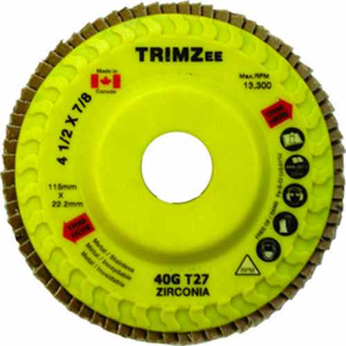 Buy Extreme Abrasives Z5T45047 Flap Disc 4-1/2"X7/8" Compact Z3 Trimmable