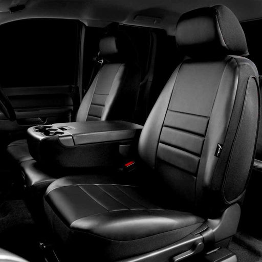 Buy FIA SL67-38 BLK/BLK Front Seat Cover Black Explorer 14-19 - Unassigned