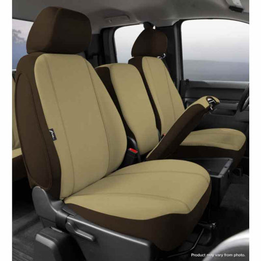 Buy FIA SP87-81 TAUPE Front Seat Cover Taupe Ford Super Duty 01-07 -