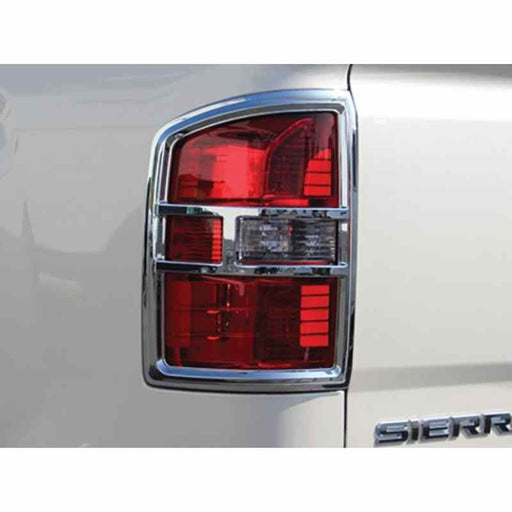 Buy Carrichs TLGM102 Chrome Taillight Covers Sierra 14-18 - Chrome Trim