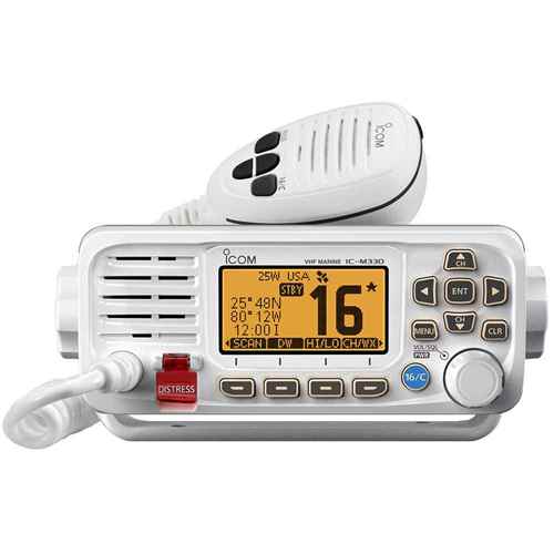 Buy Icom M330 21 M330 Compact VHF Radio - White - Marine Communication
