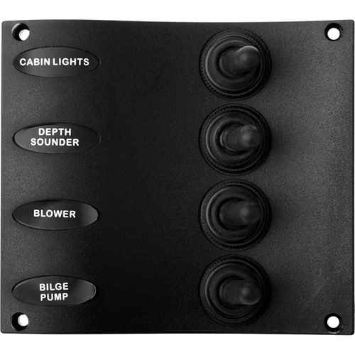 Buy Sea-Dog 424604-1 Nylon Switch Panel - Water Resistant - 4 Toggles -