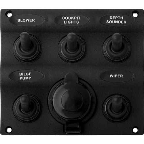 Buy Sea-Dog 424605-1 Nylon Switch Panel - Water Resistant - 5 Toggles