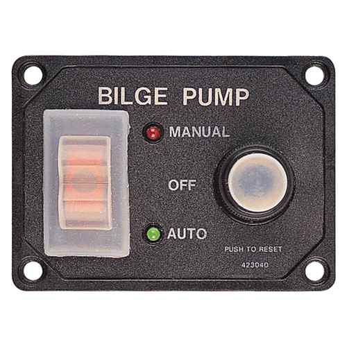 Buy Sea-Dog 423046-1 Splash Guard Bilge Pump Panel w/Circuit - Marine