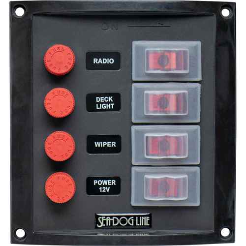 Buy Sea-Dog 424016-1 Splash Guard Switch Panel Vertical - 4 Switch -