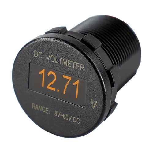 Buy Sea-Dog 421600-1 OLED Voltmeter - Round - Marine Electrical Online|RV
