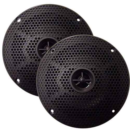Buy SeaWorthy SEA5582B 5" Round 2-Way Speakers - 75W - Black - Marine