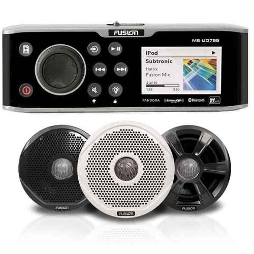 Buy Fusion UD755/7 UD755 Bundle w/7022 Speakers - 7" - Marine Audio Video