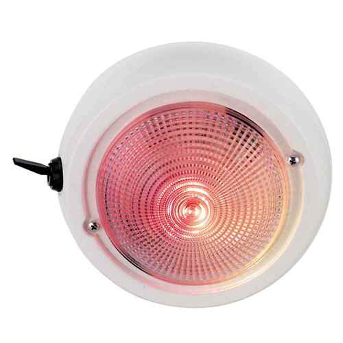 Buy Perko 1263DP1WHT Dome Light w/Red & White Bulbs - Marine Lighting