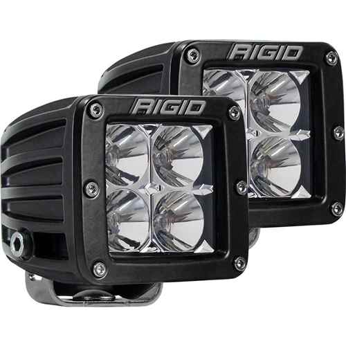 Buy RIGID Industries 202113 D-Series PRO Hybrid-Flood LED - Pair - Black -