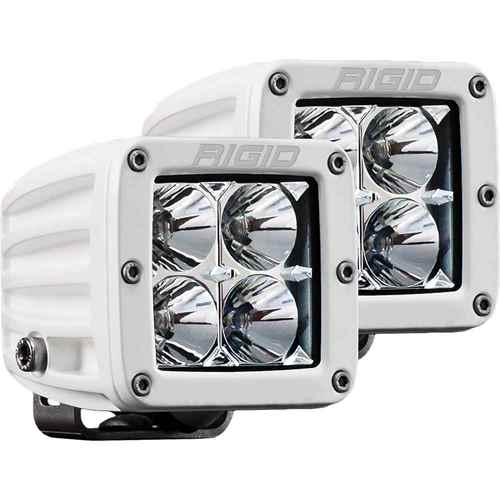 Buy RIGID Industries 602113 D-Series PRO Hybrid-Flood LED - Pair - White -